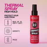 Redken Thermal Spray High Hold Benefits